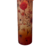 Glass Floral Water Bottle