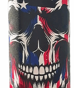 20oz Veterans Remember Skull Glow in the Dark