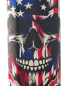 20 oz Veterans Remember Skull