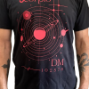 Men's black 100% cotton tee featuring a Scorpio zodiac sign and personalized detail