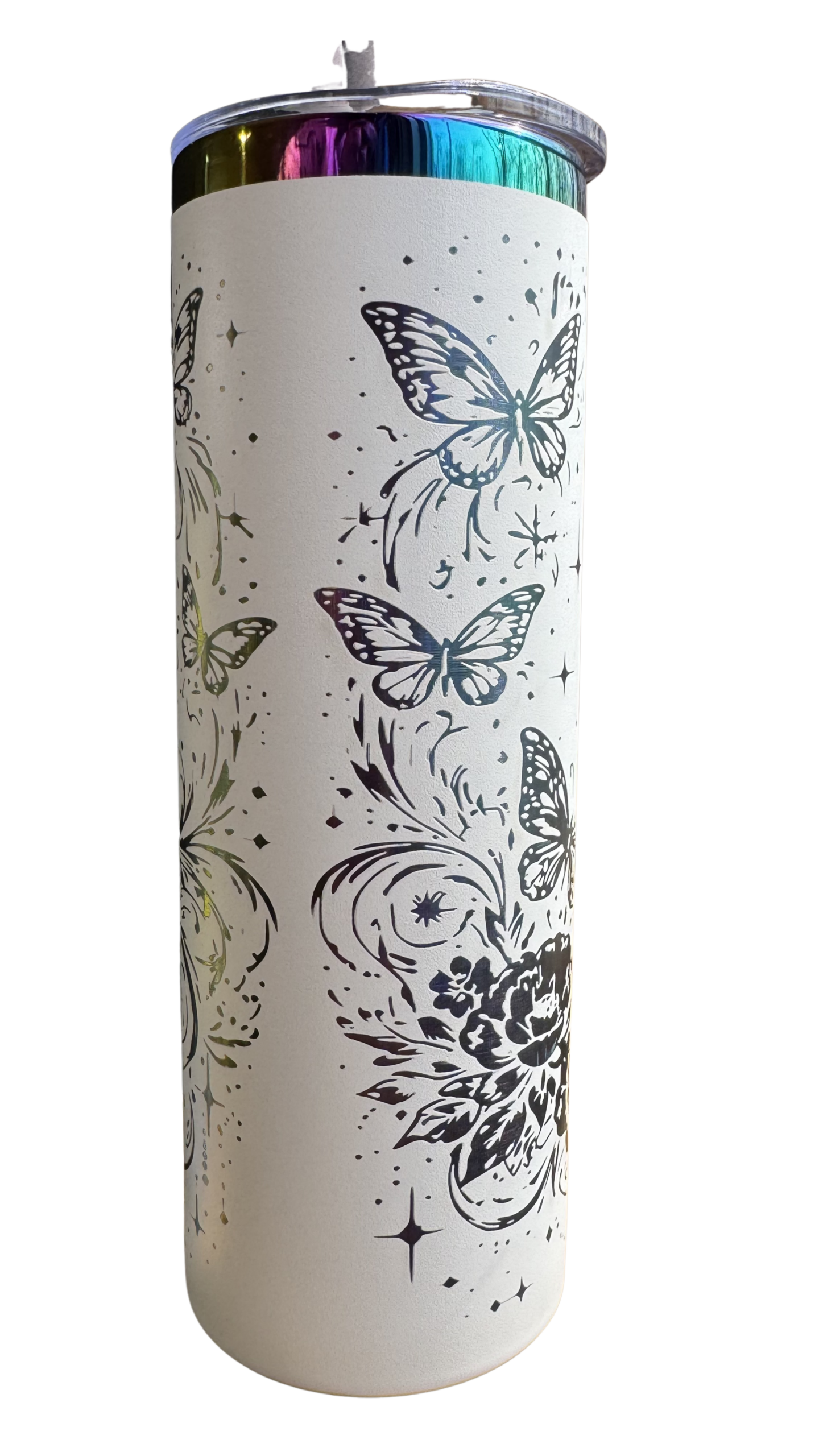 20 oz Iridescent-Butterfly-fairy-tumbler - Image 2