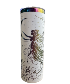 20 Iridescent fairy butterfly with moonlit stars and a whimsical night scene available in black and white