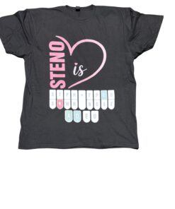 Stenography shirt